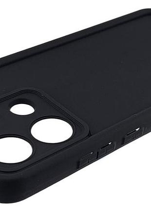 Чохол shock case для xiaomi redmi note 13 4g бампер силіконовий чорний 2