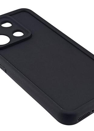 Чохол shock case для xiaomi redmi note 13 4g бампер силіконовий чорний 3