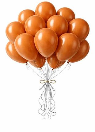 Воздушные надувные шарики htop balloons party 12 дюймов 100 шт яркие товары аксесуары для празника светло коричневый