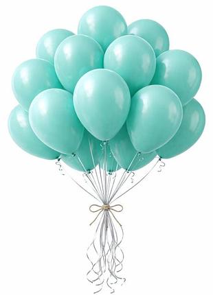 Воздушные надувные шарики htop balloons party 12 дюймов 100 шт яркие товары аксесуары для празника бирюзовый