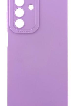 Чехол pro camera для samsung galaxy a26 / a266 бампер с микрофиброй сиреневый