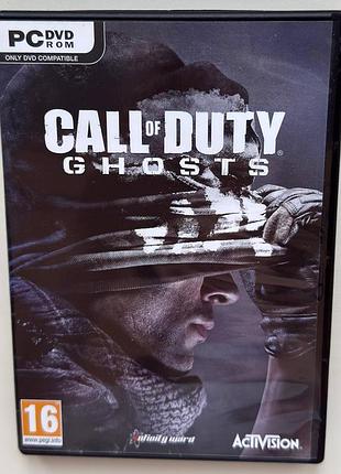 Call of duty ghosts, б/в, англійська версія - диск для pc
