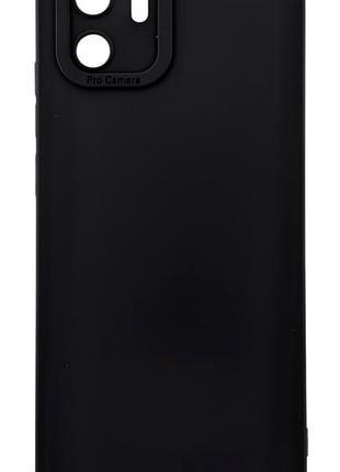 Чехол pro camera для телефона xiaomi redmi a2 бампер с микрофиброй черный
