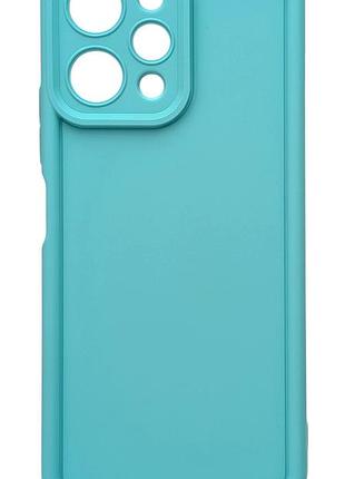 Чехол shock case для xiaomi redmi 12 бампер силиконовый бирюзовый