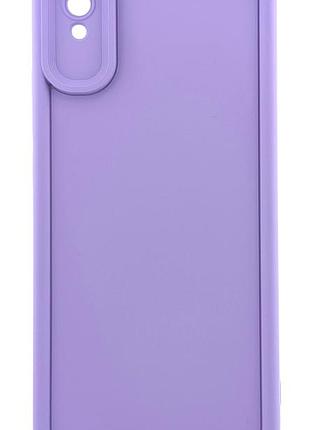 Чехол shock case для телефона xiaomi redmi 9a бампер силиконовый сиреневый