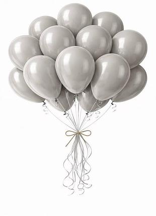 Надувные шарики набор 100 шт htop balloons party 12 дюймов товары для празника дня рождения серый