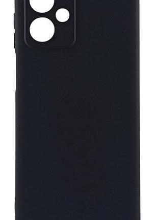 Чехол silicone case для motorola g54 бампер с микрофиброй черный