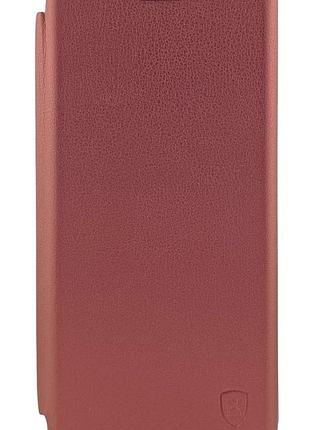 Чехол книжка premium для xiaomi redmi note 13 pro plus 5g на магните с подставкой бордовый