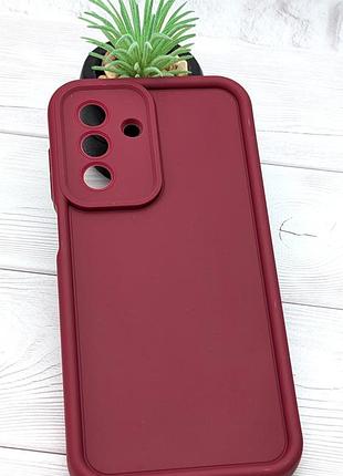 Чехол shock case для samsung galaxy a26 / a266 бампер силиконовый цвет бордовый