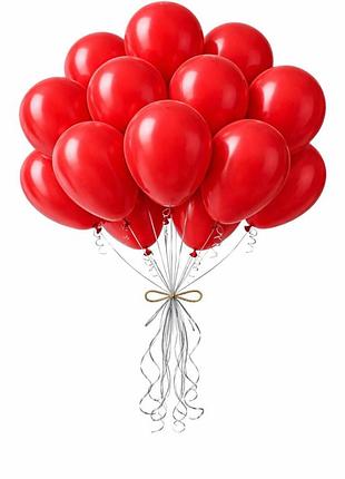 Воздушные надувные шарики htop balloons party 12 дюймов 100 шт яркие товары аксесуары для празника красный