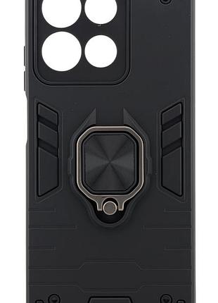Чехол armored force для motorola g15 противоударный с подставкой кольцо черный