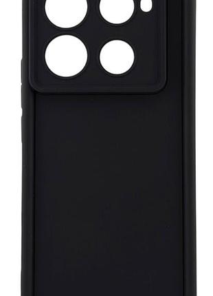Чехол shock case для infinix note 40 pro 4g (x6850) бампер силиконовый цвет черный