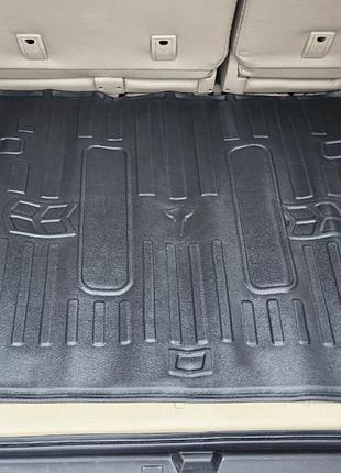 3d коврик в багажник (5/7 мест) (stingray) для toyota land cruiser prado 120 2002-2009 гг