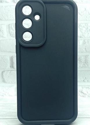 Уценка !!!! чехол shock case для samsung galaxy a55 5g / a556 бампер силиконовый черный (уценка)