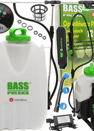 Обприскувач ранцевий акумуляторний 12 л bass polska 8627