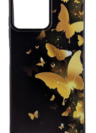 Чохол silicone case print для zte blade v50 design бампер із малюнком метелика