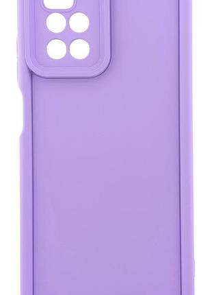 Чохол shock case для xiaomi redmi 10 2022 бампер силіконовий бузковий