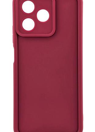 Чохол shock case для realme c51 бампер силіконовий бордовий