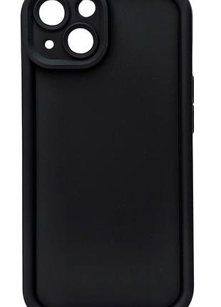 Чохол shock case для apple iphone 13 бампер силіконовий колір чорний