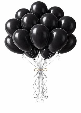 Воздушные надувные шарики htop balloons party 12 дюймов 100 шт яркие товары аксесуары для празника черный