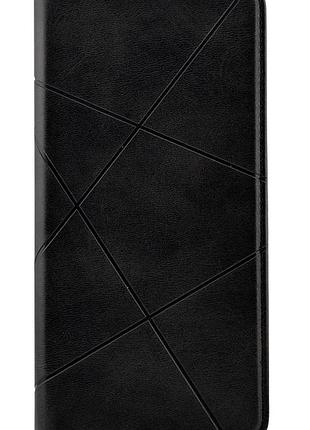 Чохол книжка business leather для xiaomi redmi 15 4g eu (eu version код моделі 25062rn2de) 171mm на магніті з підставкою чорний