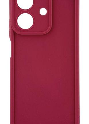 Чехол shock case для телефона realme note 60x бампер силиконовый бордовый