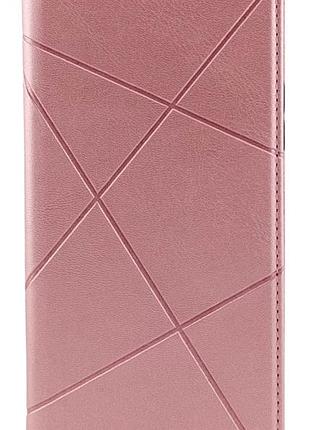 Чехол книжка business leather для xiaomi redmi a3 на магните с подставкой розовый