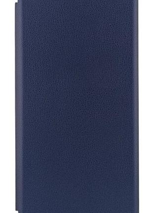 Чехол книжка premium для samsung galaxy a05 / a055 на магните с подставкой темно-синий