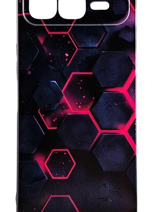 Чохол silicone case print для infinix smart 10 plus (x6725b) бампер з малюнком куб