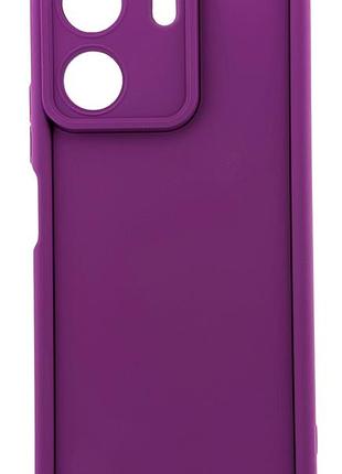 Чехол shock case для телефона xiaomi redmi 13c бампер силиконовый фиолетовый