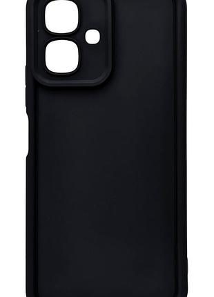 Чехол shock case для tecno spark go 2 (км4) бампер силиконовый цвет черный