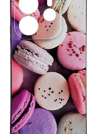 Чехол silicone case print для xiaomi redmi note 14 4g eu (код 24117rn76e) бампер с рисунком macaroons