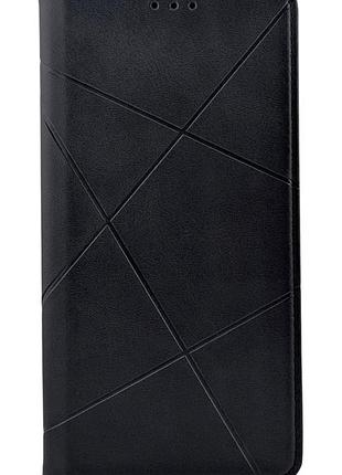 Чехол книжка business leather для samsung galaxy a55 5g / a556 на магните с подставкой черный