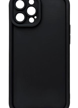 Чехол shock case для apple iphone 12 pro max бампер силиконовый цвет черный