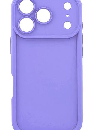 Чехол shock case для apple iphone 17 pro бампер силиконовый цвет lilac blue