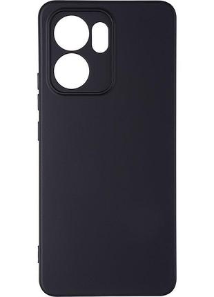 Чехол silicone case для oppo reno 13f/ 13fs 4g/5g (cph2701/cph2699) бампер с микрофиброй черный
