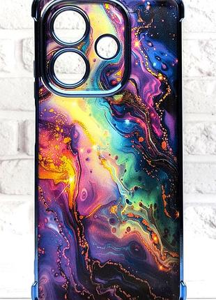 Чехол luxury case для oppo a40m силиконовый бампер с рисунком