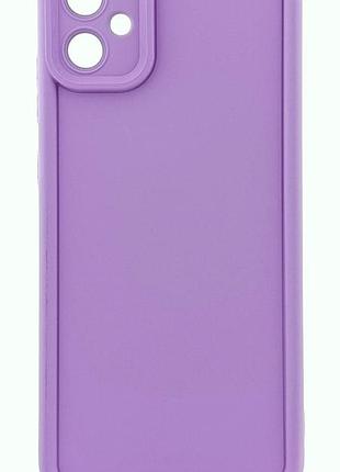 Чехол shock case для samsung galaxy a05 / a055 бампер силиконовый сиреневый