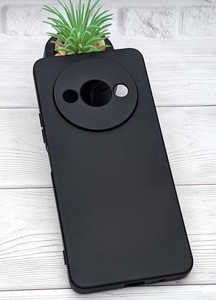Чехол silicone case box для xiaomi redmi a3 бампер с микрофиброй цвет черный
