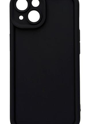 Чехол shock case для apple iphone 14 бампер силиконовый цвет черный