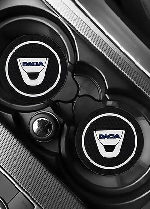 Антискользящий коврик в подстаканники dacia (дачия)