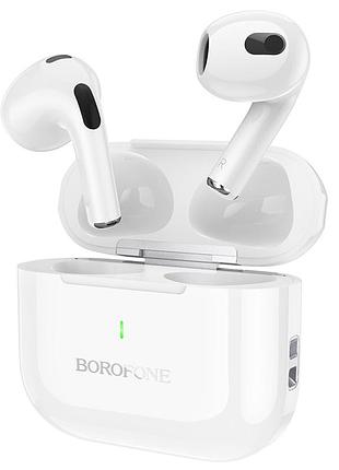 Бездротові навушники borofone bw58 tws tower true wireless bt headset white