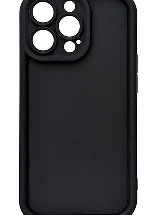 Чохол shock case для apple iphone 13 pro бампер силіконовий колір чорний