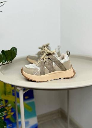 Дитячі кросівки бежеві 1259 29