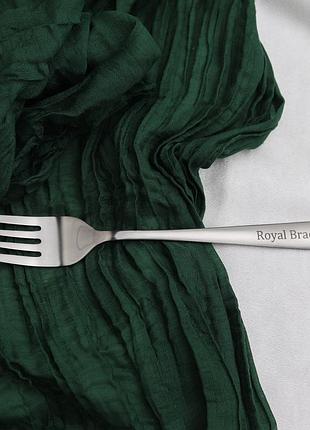 Столовая вилка с гравировкой «prime fork» из нержавеющей стали — именная вилка, стильный подарок. вилки.