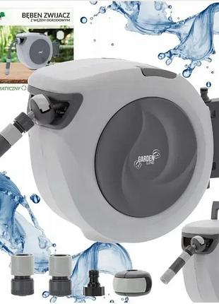 Котушка зі шлангом настінна 15 м garden line 1/2 zho9739