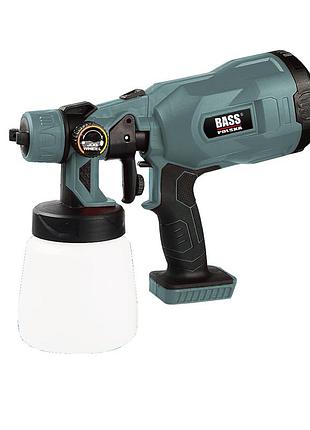 Аккумуляторный покрасочный пистолет 800 мл, без аккумулятора paint gun basspolska 4544