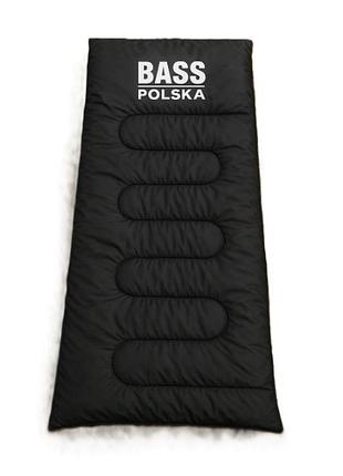 Спальный мешок,туристическое одеяло 2 в 1 bass polska bh 41991 с возможностью соединения двух спальников 190x75 см