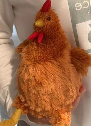 Мягкая игрушка курица jeycat hen мультяшная кукла-петух, 23 см, velice