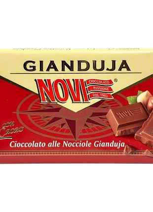 Шоколад ореховый novi кремовый e cioccolato nocciole gianduja, 100 г